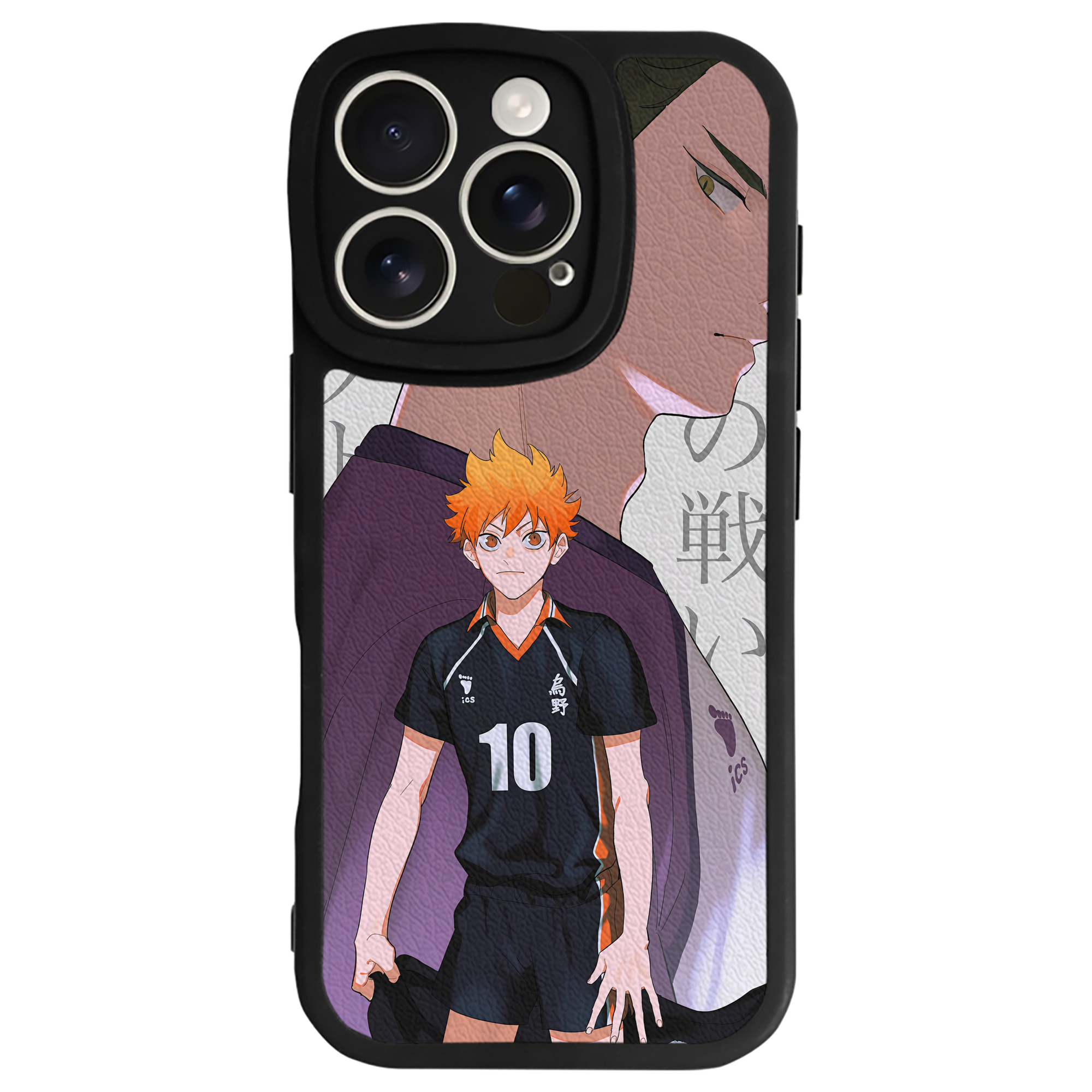 （画像用） ハイキュー!! Haikyu!! 【iPhone 16シリーズ対応】シリコンスマホケース（レザー調） 材質：シリコン